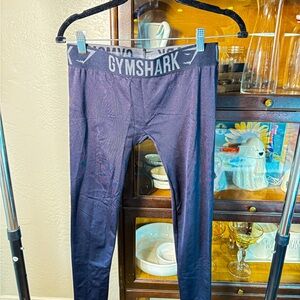 Gymshark Seamless Leggings Black Gray High Waist Compression Fit Size Small
